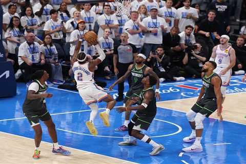 NBA pundits fume over Shai Gilgeous-Alexander foul grifting in Thunder’s Game 1 win: ‘Free throw..