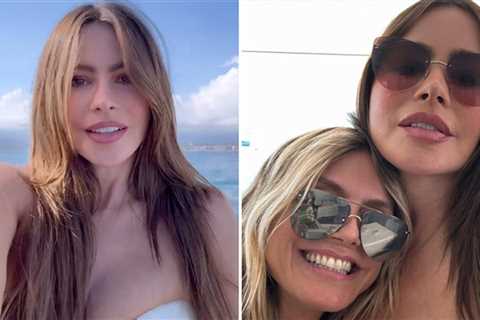 Sofia Vergara Meets Up With Heidi Klum at Cannes Film Fest in France