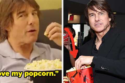 Tom Cruise Is Going Mega Viral For How He Eats Popcorn, And It's Honestly Very Funny