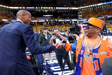 Spike Lee makes loud Indy arrival for Knicks’ Game 4