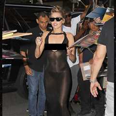 Miley Cyrus Turns Heads in Sheer Black Gown After NYC Performance
