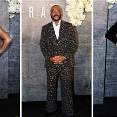 On the Scene at The Straws Premiere: Taraji P. Henson Stuns in a Brown Stephanie Rolland Gown,..
