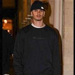 Romeo Beckham Cruises Through Paris After Split From Kim Turnbull
