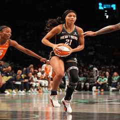 Liberty’s Isabelle Harrison sheds reminder of devastating knee injury