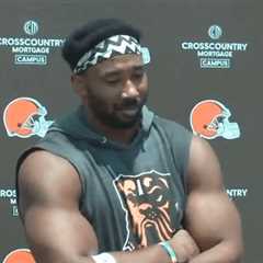 Myles Garrett can’t wait to put new division rival Aaron Rodgers ‘in the graveyard’