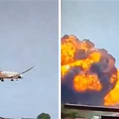 Hundreds Killed in Fiery Plane Crash in India, Explosion Caught on Video