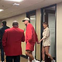 Taylor Swift & Travis Kelce Attend Game 4 of Stanley Cup Final
