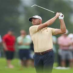 Sam Burns left standing atop the US Open leaderboard as stars falter in nasty second round