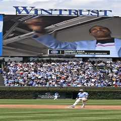 Sammy Sosa looks his old self in two-decade return to Wrigley Field after Cubs feud