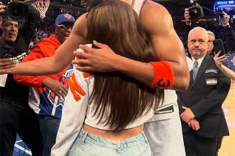 Jordyn Woods praises boyfriend Karl-Anthony Towns in emotional tribute after first Knicks heartbreak