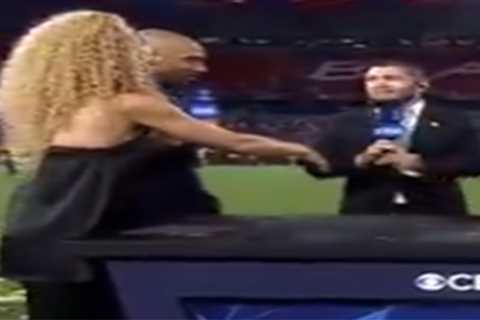 UFC legend Khabib Nurmagomedov causes stir after refusing to shake female sports presenter’s hand