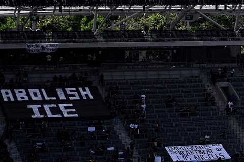 LAFC Fans Protest ICE During Match, Unfurl Banners, Chant 'F*** ICE'