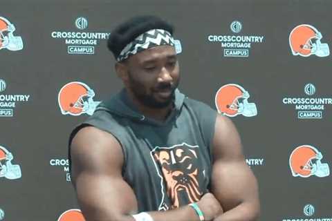 Myles Garrett can’t wait to put new division rival Aaron Rodgers ‘in the graveyard’