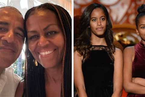 Barack And Michelle Obama Shared A Rare Family Photo With Their Grown-Up Daughters, And It’s Making ..