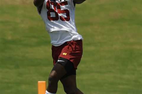 Noah Brown carted off field at minicamp in Commanders injury concern