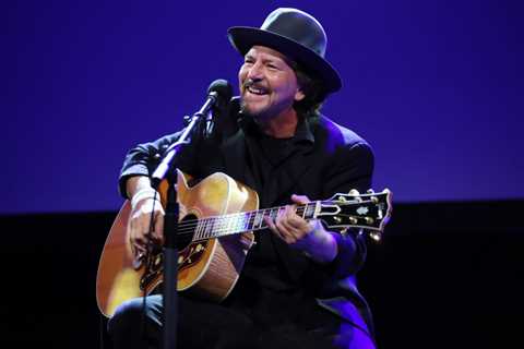 Eddie Vedder Talks Riding ‘The Surfboard of Hope’ at Tribeca ‘Matter of Time’ Film Premiere..
