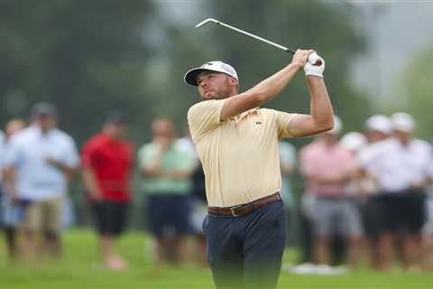 Sam Burns left standing atop the US Open leaderboard as stars falter in nasty second round