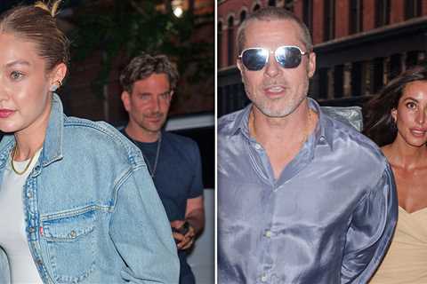 Bradley Cooper & Gigi Hadid Go on Double Date with Brad Pitt & Ines de Ramon