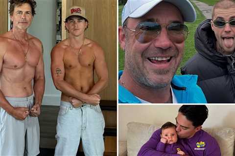 Celebrity Dads With Their Mini-Mes