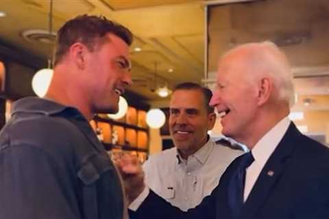 'Reacher' Star Alan Ritchson Hosts President Biden and Hunter on Set