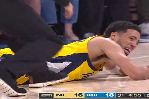 Tyrese Haliburton crumbles to court in Pacers injury nightmare early in Game 7 of NBA Finals