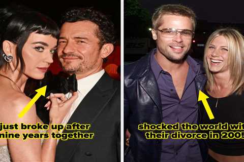 Which celebrity couple's breakup throughout history shocked you the most?
