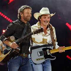 Dierks Bentley Makes Tour Opener Zach Top Take Part in an Icy Challenge on the Road & He ‘Took It..