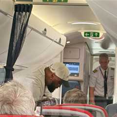 Everson Griffen Seen Grabbing Bags, Walking Off Plane After Incident In Sky