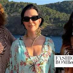 Oprah, Kris Jenner and Gayle King Pose On a Yacht in Printed Skims X Roberto Cavalli Kaftans