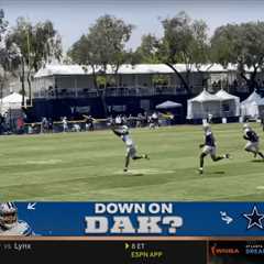 ESPN airs fake Dak Prescott-George Pickens Cowboys video in massive blunder