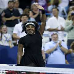 Venus Williams, 45, becomes oldest woman since Martina Navratilova to win singles match