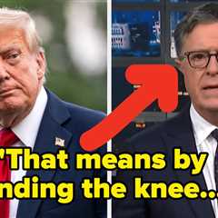 Stephen Colbert Spotted 1 Very Concerning Possibility Of Trump Making CBS Look Morally Bankrupt