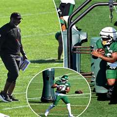 Aaron Glenn includes NFL rarity into Jets’ first padded-practice that lives up to hype