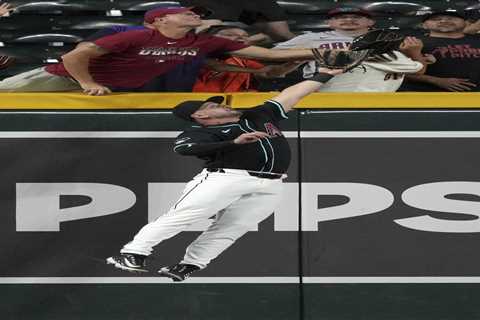 Overzealous Diamondbacks fan forces umpire review for fourth straight season