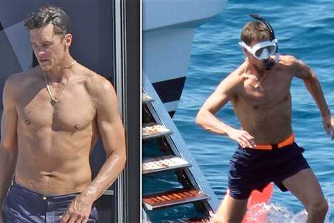 Tom Brady Goes Swimming Off Coast of Ibiza