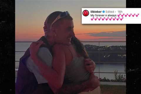 Justin Bieber Shares Smitten Snaps Hugging Hailey, 'My Forever N Always'