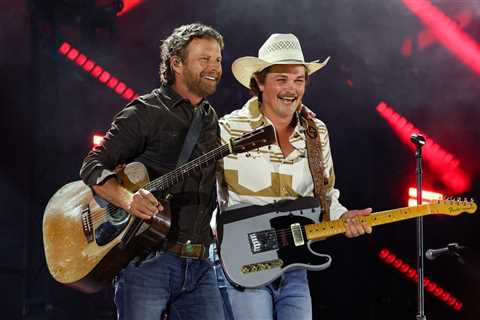 Dierks Bentley Makes Tour Opener Zach Top Take Part in an Icy Challenge on the Road & He ‘Took It..