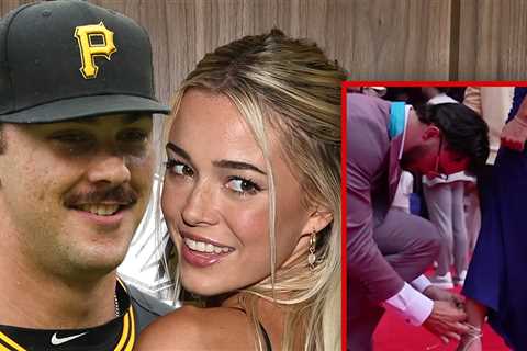 Paul Skenes Ties Livvy Dunne's Lace-Up Heel On All-Star Game Red Carpet