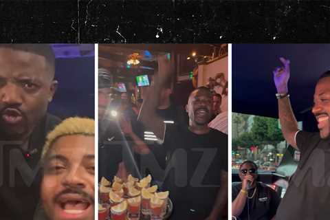Ray J Hosts TMZ 'After Dark Tour,' Draws Paparazzi Frenzy
