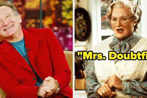 It's the late, great Robin William's birthday today. What do you think was his most iconic role?