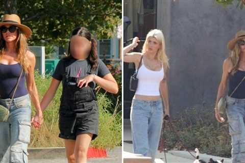 Denise Richards Steps Out with Daughters Amid Allegations from Estranged Husband