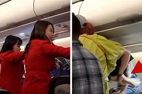 Fight Breaks Out Aboard Air Asia Flight, See the Crazy Video