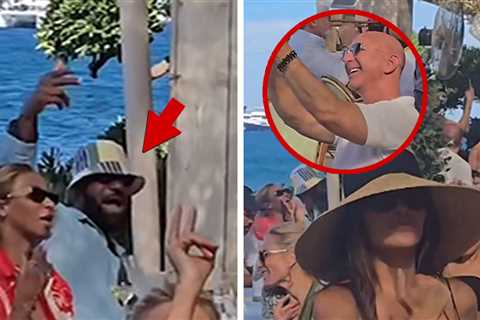 LeBron James Recites 'Not Like Us,' Lauren Sanchez Dances As Jeff Bezos Records