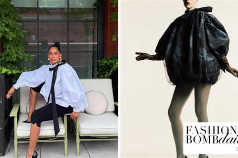 Tracee Ellis Ross Posed For the ‘Gram in a Black and White Paloma Wool Resort Look with Black..
