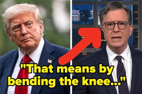 Stephen Colbert Spotted 1 Very Concerning Possibility Of Trump Making CBS Look Morally Bankrupt