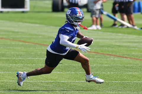 Wan’Dale Robinson, Andru Phillips put on receiver-cornerback show at Giants training camp