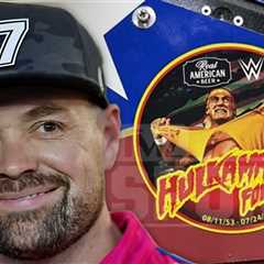 NASCAR's Ricky Stenhouse Jr. Honoring Hulk Hogan W/ Race Day Paint Job, Decal