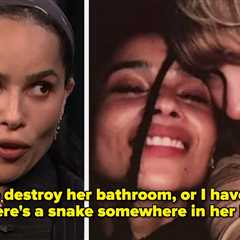 Taylor Swift Arguably Endured The Worst Possible Houseguests When She Let Zoë Kravitz And Her Mom,..