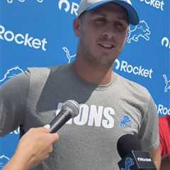 Jared Goff responds to ‘crazy’ Taylor Swift mention during her internet-shattering ‘New Heights’..