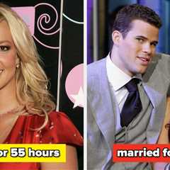 19 Celebs Whose Marriage Didn't Even Last A Year